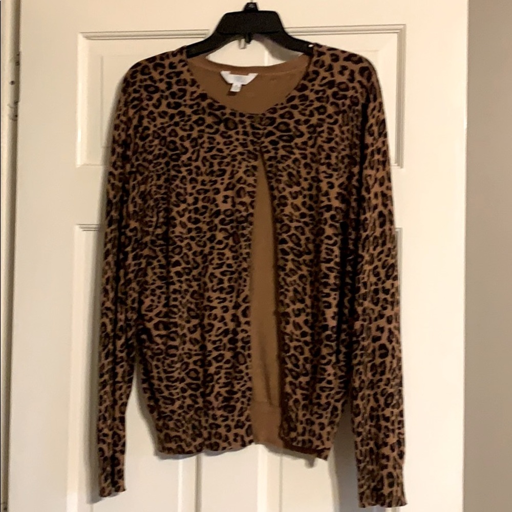 Leopard cardigan